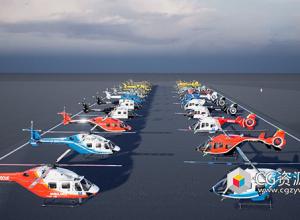 UE5逼真直升机 Photorealistic Helicopter