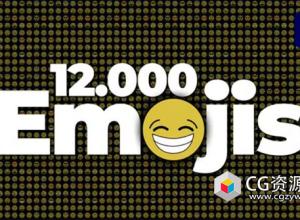 AE+PR模板-12000个Emojis表情动画工具包 12000 Emojis Creator Pack