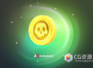 Blender低多边形建模手绘和动画视频教程