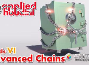 Houdini铁链保险箱动画特效刚体教程+中文字幕