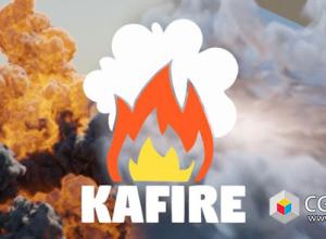 模拟火焰爆炸特效Blender插件 KaFire V1.1.8