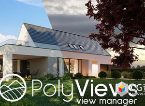 Blender视图管理器插件 Polyviews - Easy View Manager v2