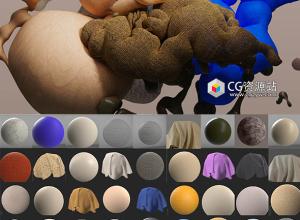 100种4K可平铺逼真PBR布料材质贴图素材 02