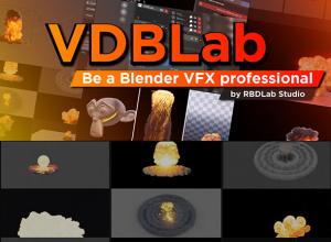Blender爆炸插件预设 VDBLab 1.0
