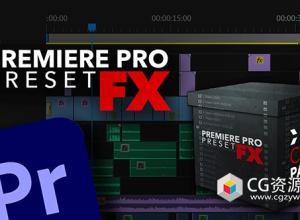 PR预设-69个抖动发光闪烁变焦转场效果预设 Premiere Pro Preset FX