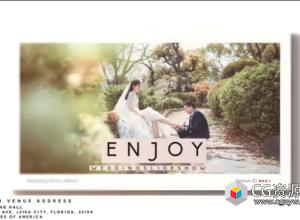 PR模板-优雅婚礼幻灯片照片相册片头 Wedding Slideshow 0.2