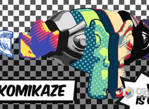 Blender二维卡通材质着色器资产预设 Komikaze V2.1.5