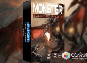 1400个生物怪物咆哮无损音效包 Monster Sound FX Pack 2