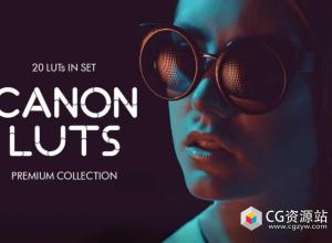 20个佳能色彩分级LUTs视频调色预设 Premium Canon LUTs