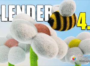 Blender 4.0卡通插画三维场景建模渲染教程 Blender 4.0 Mastery Your First 3D Illustration