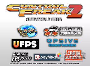 Unity触摸控制输入插件 Control Freak 2 - Touch Input Made Easy! v2.8.10