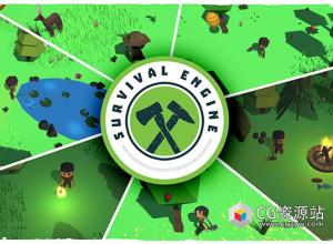 Unity生存游戏模板完整集 Survival Engine V1.28 + Complete Set