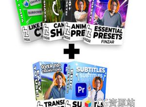 PR预设-相机抖动转场字幕动画预设套装 The Ultimate Bundle PLUS