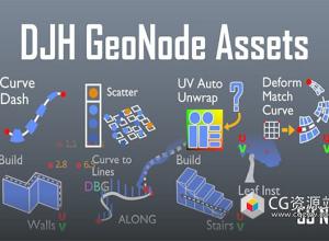 Blender几何节点资产预设 Djh Geometry Node Assets V10