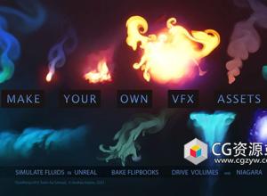 UE5风格化火烟云视觉特效工具 FluidNinja VF Tools