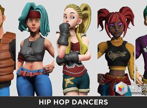 IC8/CC4 卡通3D角色嘻哈舞者 Hip Hop Dancers