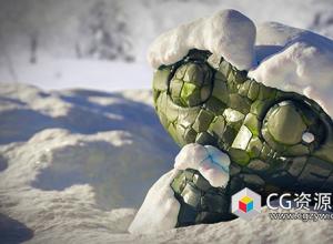 Blender程序化雪生成资产预设 Snowify