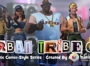 Character Creator 3 现代都市风格3D卡通人物角色 Urban Tribe (Reallusion)