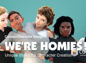 Character Creator 4 卡通3D角色我们是兄弟 We Are Homies (Reallusion)