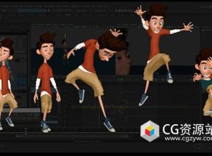 Maya人物角色情绪转变动画视频教程 +中文字幕