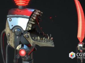 3DS MAX+ZBrush科幻镭射游戏武器建模视频教程+中文字幕