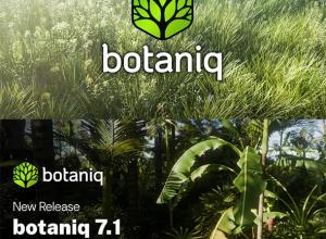 树木草地植物藤蔓植被库Blender插件 Tree And Grass Library Botaniq - Trees v7.1.1