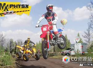 Unity越野摩托车物理资产 Simple Motocross Physics V1.3