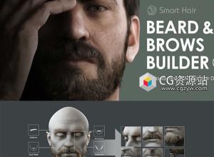 Character Creator 3胡须眉毛生成器 Beard & Brows Builder