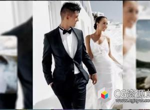 PR模板-浪漫爱情照片回忆婚礼幻灯片 Wedding Slideshow