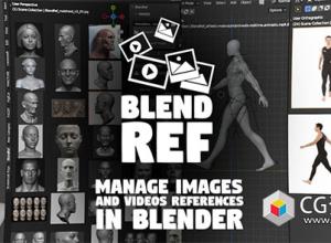 Blender建模图片视频参考插件 Blendref V1.7