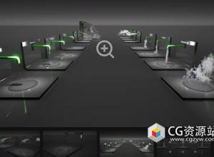 UE逼真水管流水水花特效 Water Splash Pack 3 UE 4.27 - 5.3