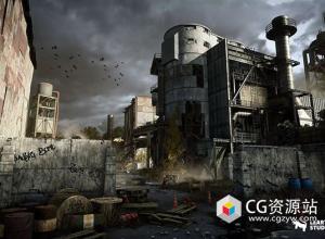 Unity废弃工业工厂环境资产 Abandoned Industrial Factory Environment V1.0