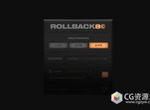 AE/PR脚本-电影8mm胶片噪点刮痕光效效果生成插件 ROLLBACK8 Pro + 使用教程