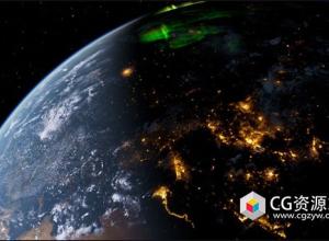 UE5超高清逼真地球电影特写镜头宏观模拟 Incredible Earth 80K