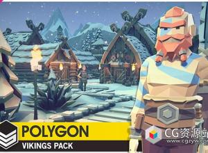 Unity低多边形角色建筑物环境资产 POLYGON Vikings V1.4.0