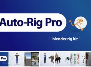 三维人物自动绑定Blender插件 Auto-Rig Pro v3.75.55+Quick Rig V1.26.46
