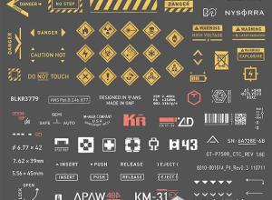 手绘艺术风格装饰纹理贴纸标签贴图素材 Hand-drawn Decals Vol.1 – 3