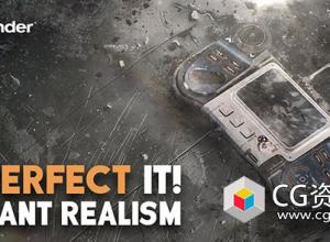 Blender模型表面真实感天气环境模拟插件 Imperfectit V1.0.1