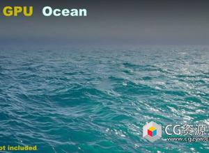 UE5海洋浅水模拟水线效应 Waterline PRO v6.0 UE4.27, 5.4, 5.5