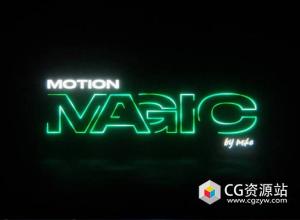 AE运动图形创意视觉MG动画基础教程 Motion Magic+中文字幕