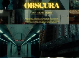 电影美感暗调氛围短片视频调色LUT预设 OBSCURA – Cinematic Memories – SLOG