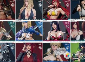 三维游戏人物角色3D模型 CGTrader – Ryan Reos 3D Model Collection