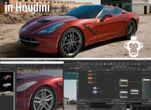 Houdini Vray渲染器全面介绍基础视频教程+中英文字幕