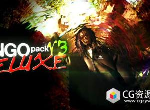 550+嘻哈说唱风格音乐视频冲击抖动音效元素预设 LINGO PACK V3 DELUXE