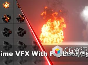 Blender几何节点实时视觉特效精灵粒子资产预设 Sprite Particles for Realtime VFX With GeoNodes V2.0