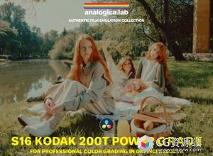 柯达kodak 200T达芬奇电影胶片仿真节点调色预设 Super16 KODAK 200T Power Grade