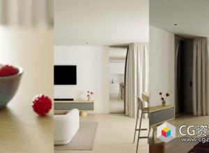 Blender建筑可视化室内场景渲染教程 Architectural Visualization with Blender