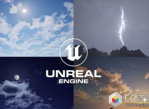Unreal虚幻引擎构建动态天空和天气系统视频教程 UE5+中英文字幕