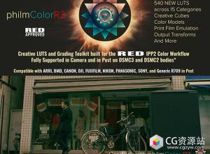 710个创意外观电影胶片影视后期LUT视频调色预设 PhilmColor R2+R3