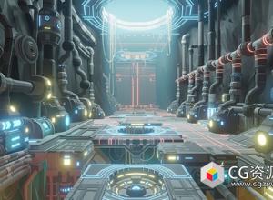 Blender科幻基地资产3D模型 Scifi Station Vol.2